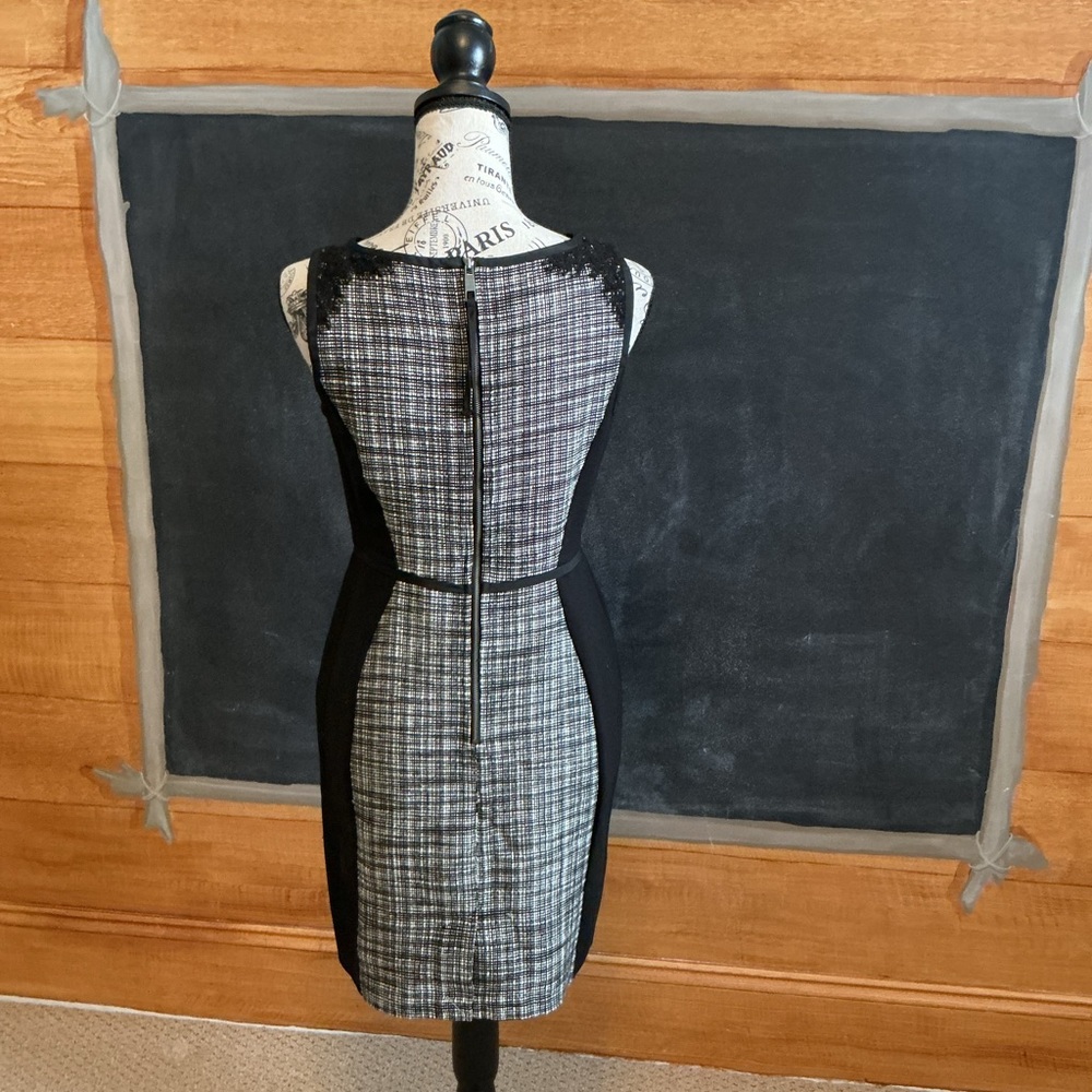 Loft size 2P fitted professional dress in black and white - Picture 3 of 8